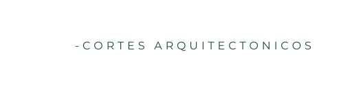cortes arquitectonicos