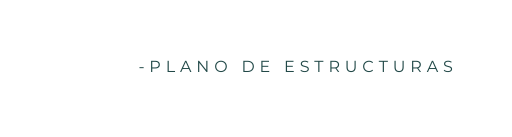 PLANO DE ESTRUCTURAS