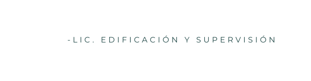 lic edificación y supervisión